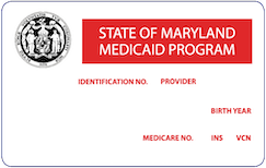Maryland Medicaid Card