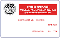 Maryland Medicaid Card
